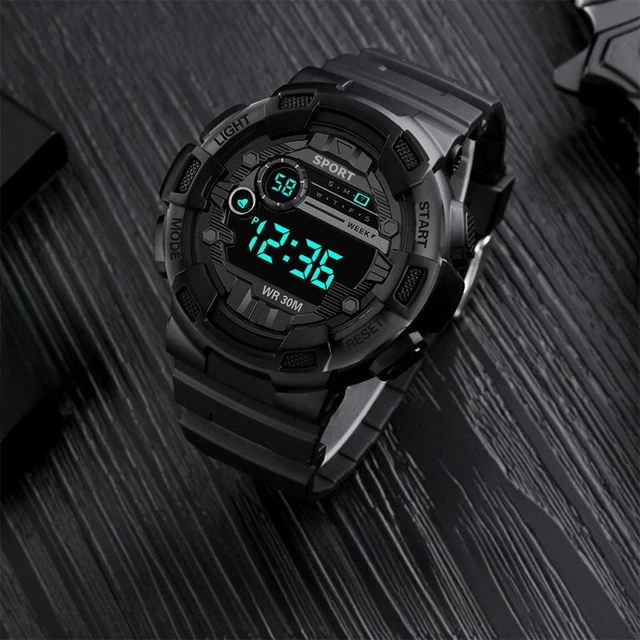 Montre électronique, montre électronique de sport tendance pour les collégiens et lycéens 1
