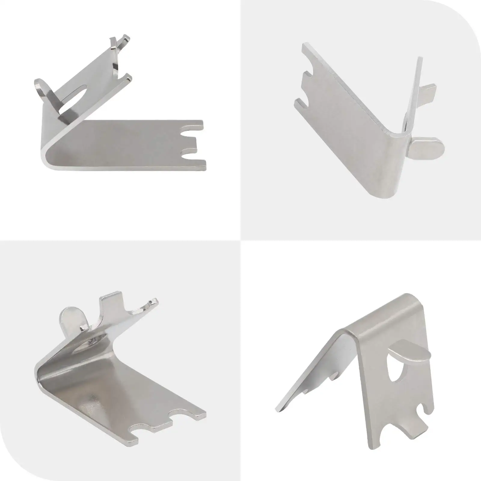 12PCS 920158 Commercial Freezer Shelf ClipsClips Stainless Steel Fridge