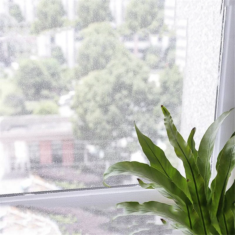 Description Picture 4 of itemAnti Fly Mosquito Net DIY Self-Adhesive Fly Mosquito Window Net Mesh Mosquito Insect Bug Net Curtains for Windows