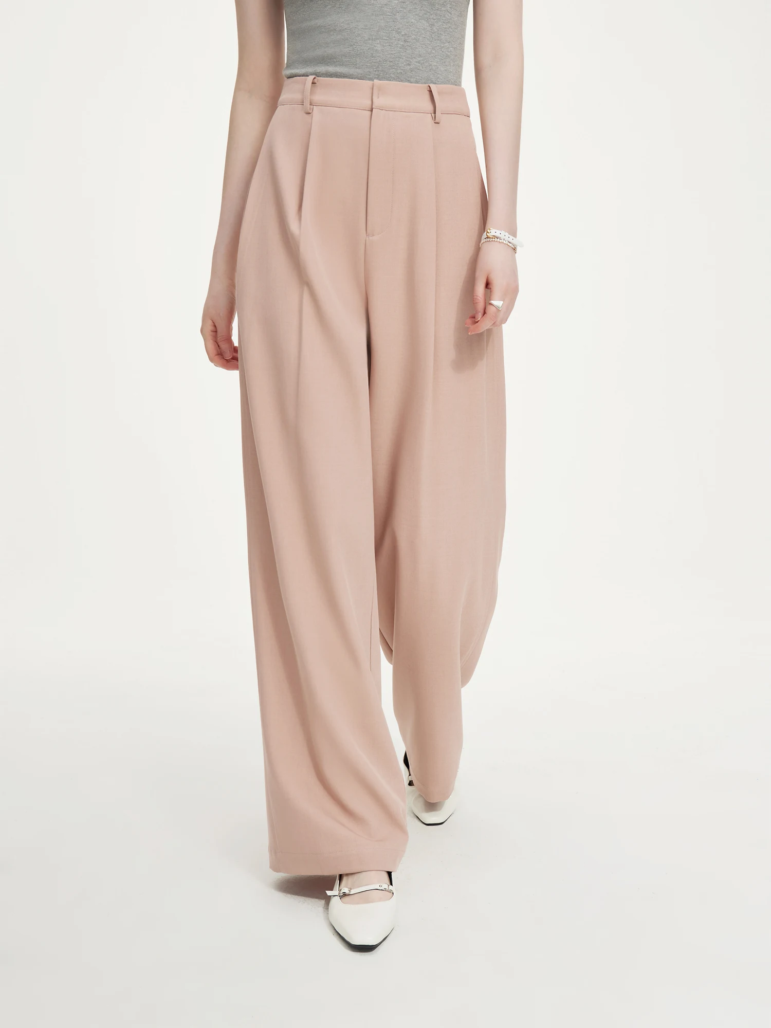 Women's Long-Sleeved Collared Elastic Pants Suit_CWSS01426