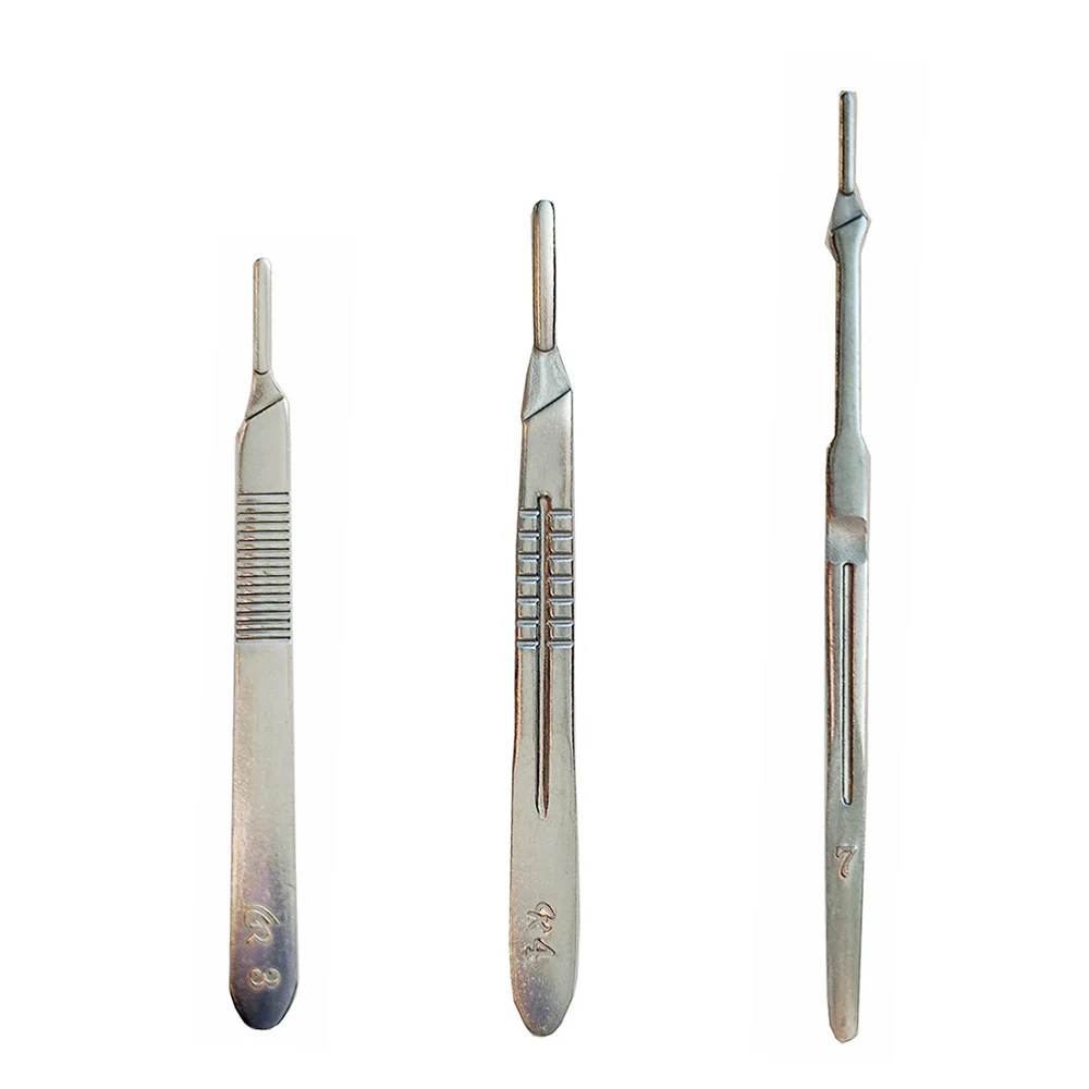 No3surgicalbladeholderNo4stainlesssteelhandleNo7slender