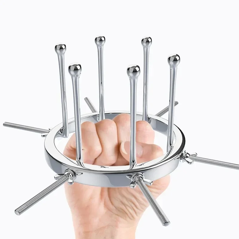 Adjustable Huge Stainless Steel Anal Dilator Metal Vaginal Speculum Fisting Vaginal Dilator Anal Training dildos Adult Sex Toys