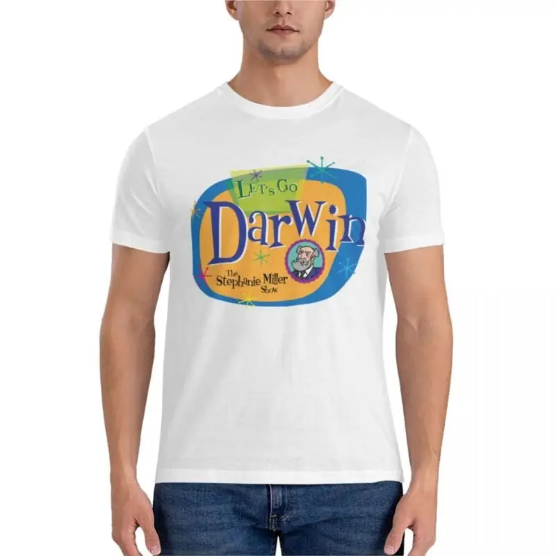 

Футболка мужская оверсайз, хлопок, 4 классические, Let's Go Darwin
