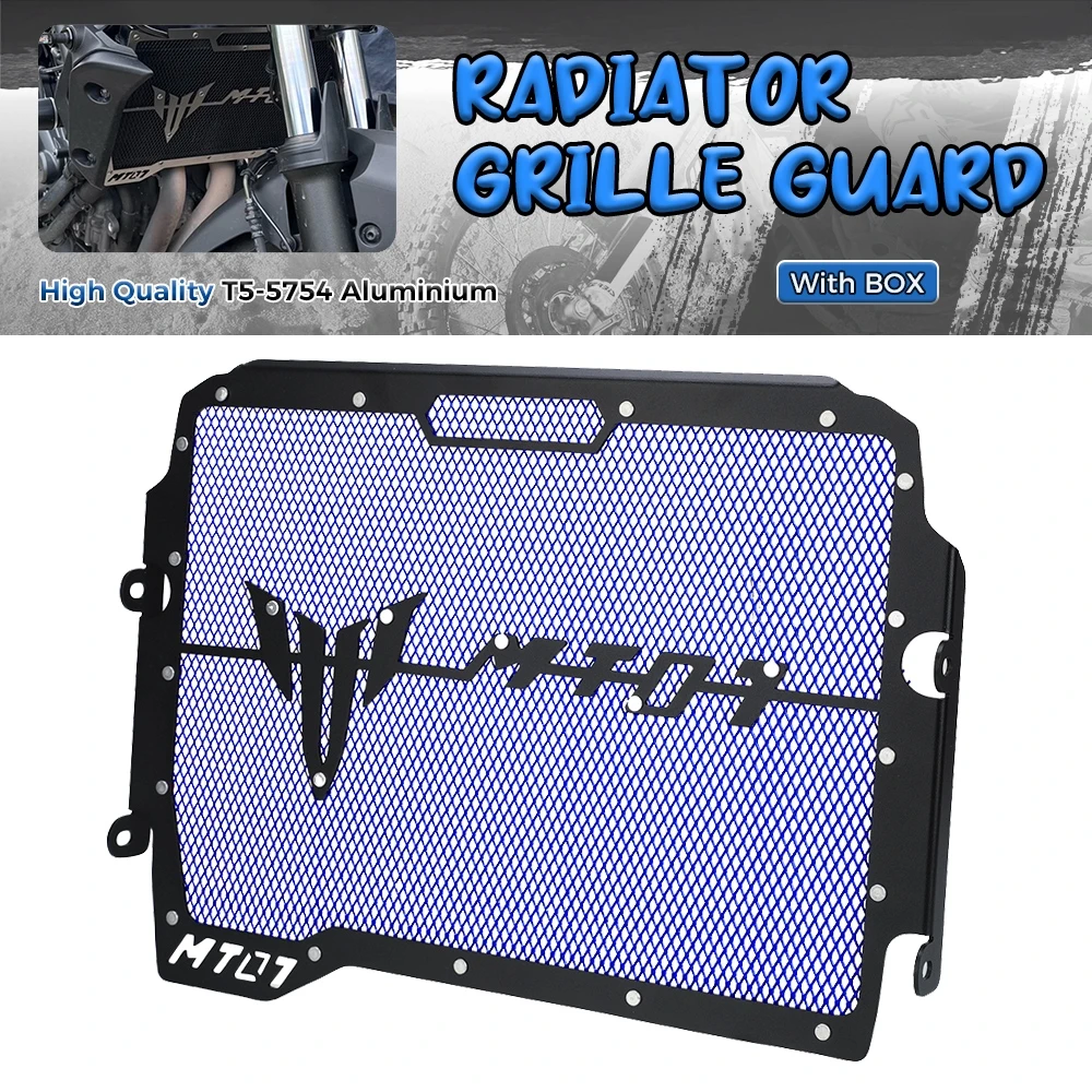 

Motorcycle Radiator Guard Protector Grill Cover Grille Protection FOR YAMAHA MT-07 MT07 2017 2018 2019 2020 2021 2022 2023 2024