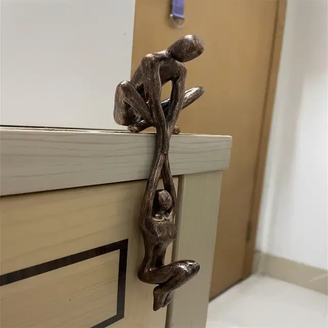 Gg Modern Táncfogantyú Szobor Gyanta Díszek Otthoni Dekoráció Tánc - Image 5