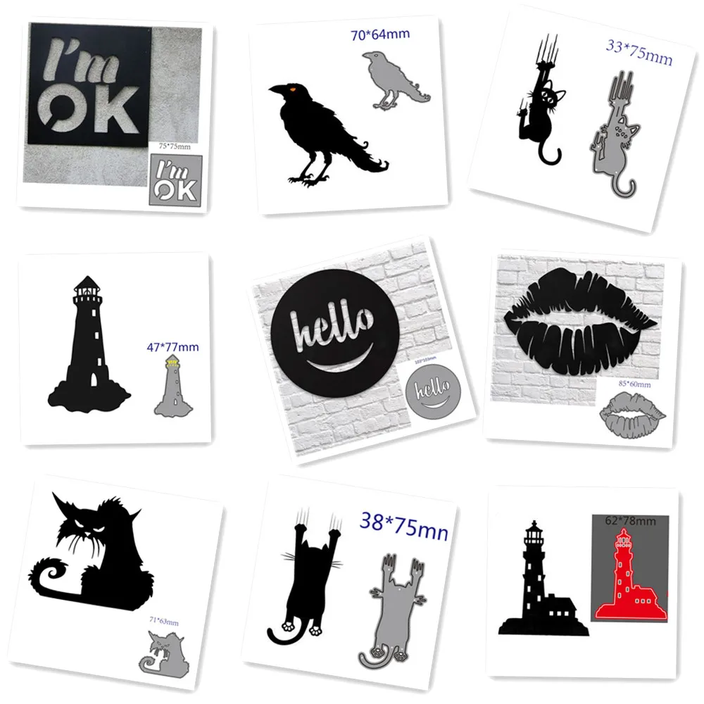 

Metal cutting dies mold decoration Scrapbook paper craft knife mould blade punch stencils