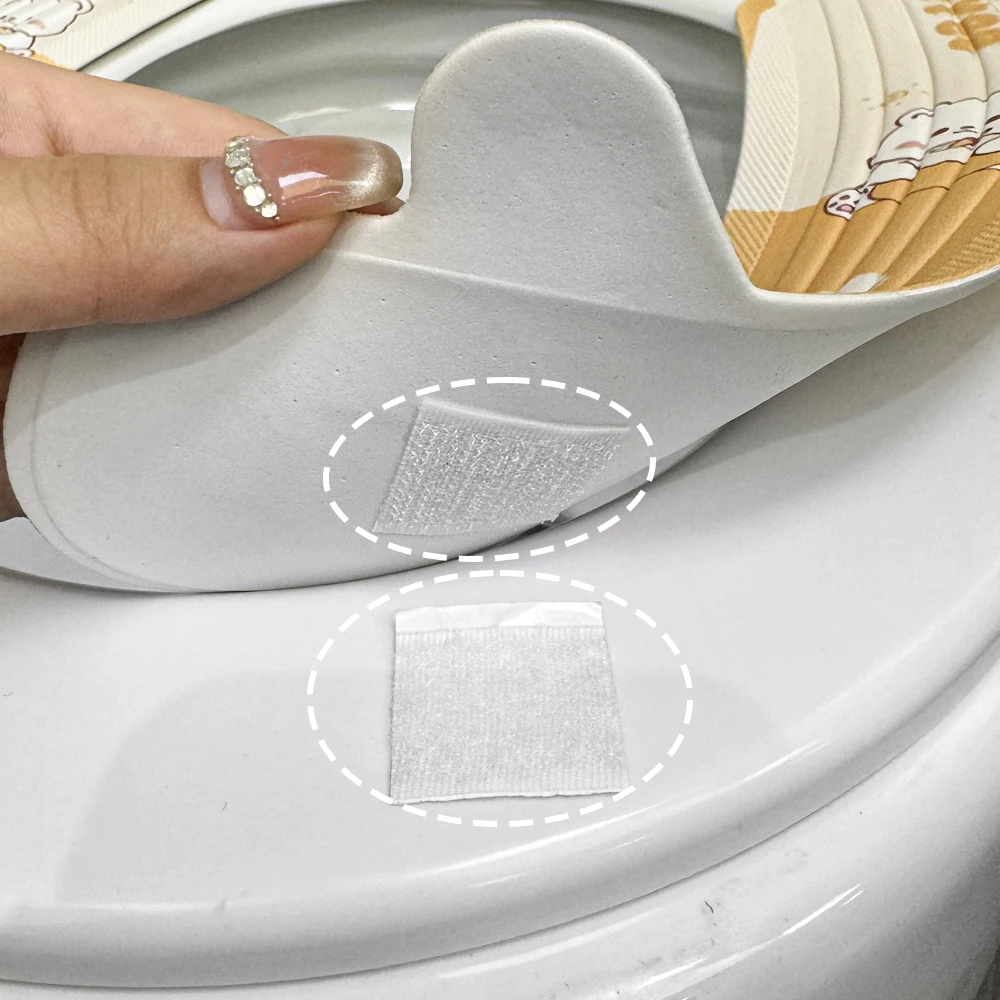 Children's EVA Toilet Seat Cushion Waterproof Seamless Adhesive Toilet Seat Cushions Baby Cartoon Toilet Training Seat Cushion 3
