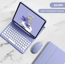 Premium Tablet Case with 10 - Inch Keyboard for Pro11 2022 2021 2020 (PURPLE)