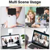 Video Conference Fill Light Portable LED Video Conference Fill Light Electroless Notebook Phone Universal Clip Webcam Call Light 6