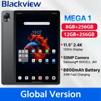 MEGA 1 Tablets Blackview 11.5 inch 2.4K 120Hz Display 8GB/12GB 256GB 50MP Camera 33W Fast Charging 8800mAh Battery MTK Helio G99 1
