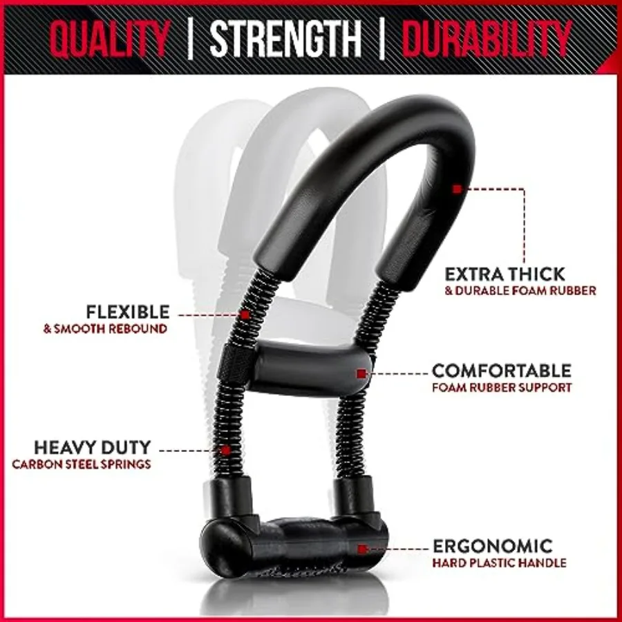 Wrist Strengthener + 45-100 LBS Power Twister Bundle Total Strength Combo