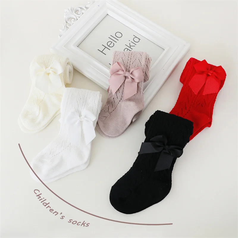 WELLYOU, collant per bambini per bambina, set di 3, calzamaglia ecru