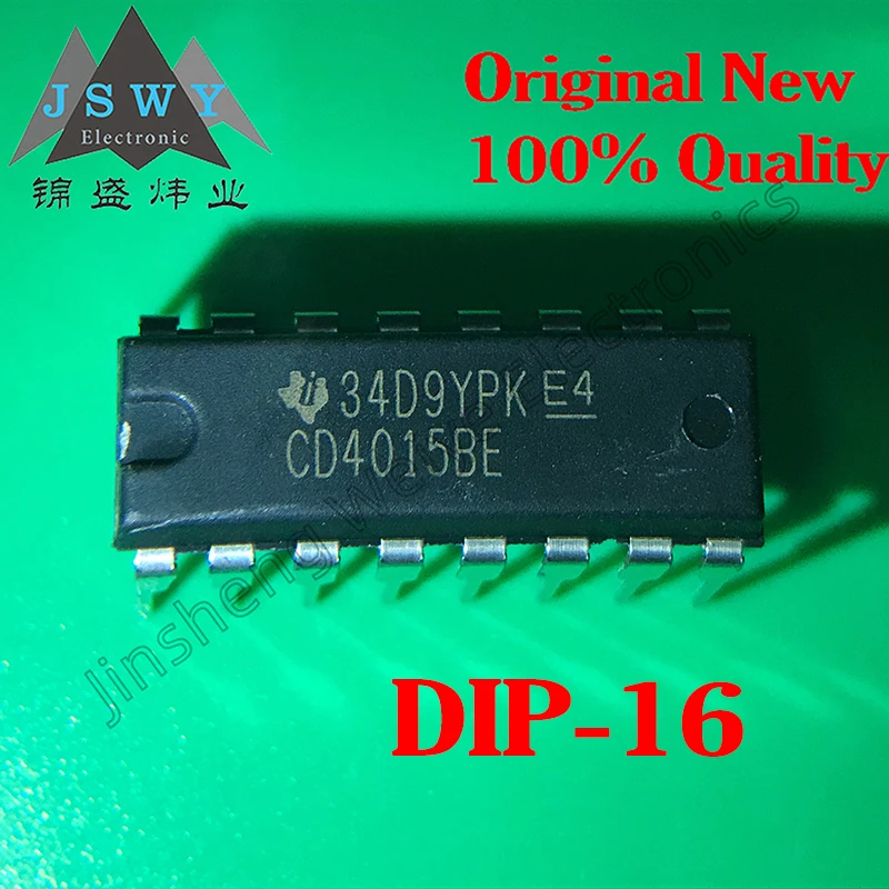 

1-50PCS CD4015BE CD4015 DIP16 inline dual shift register logic IC brand new and of good quality