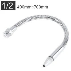 1/2 Inch 400-700mm Metal Flexible Water Oil Cooling Tube with Round Head Nozzle for CNC Machine / Lathe /  Milling