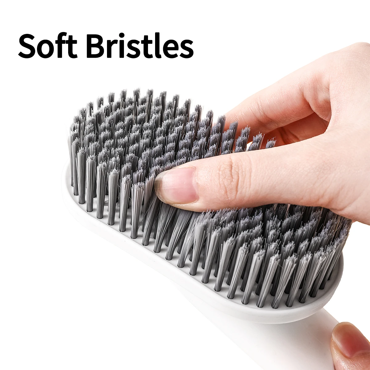 WORTHBUY Shoe Brush Multifunctional Cleaning Brushes Soft Bristled Clothes Brush Home Bathroom Accessories Cleaner Tools 3