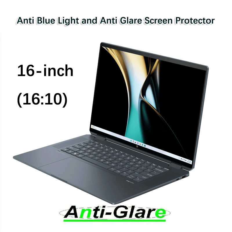 2X Copertura Protettiva Per Schermo Anti Luce Blu E Antiriflesso Per Laptop Hp Hp Spectre X360 16-Aa0888Tu 2-In-1 16 "16:10