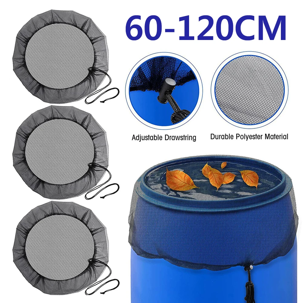 Mesh-Cover-Netting-for-Rain-Barrels-PE-Water-Collection-Buckets-Tank ...