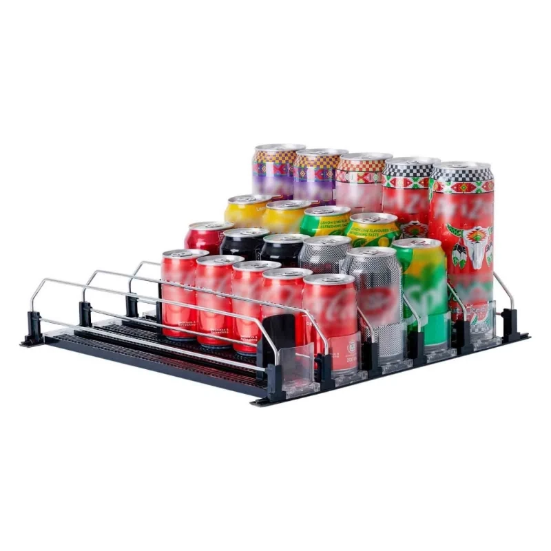 

Automatic Drink Pusher Shelf Multifunction Fridge Organizer Storage Holder