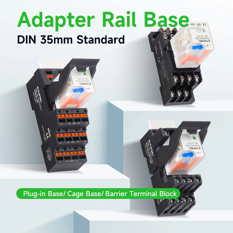 Compact Electromagnetic Relay with Dual Functionality and Indicator Light