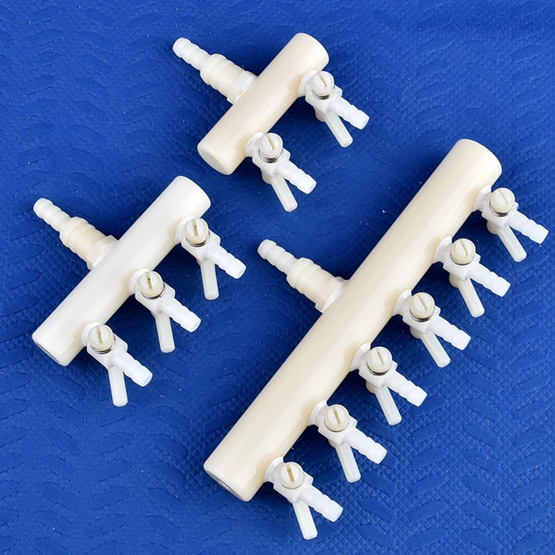 Aquarium Air Pump Hose Splitter Oxygen Pipe Distributor Fish Tank Aeration Tube Air Flow Control Valve Accessories 2/3/4/5/6Way aquarium accessories aquarium air pump accessories aquarium air splitter valve