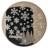 5.6cm Round Christmas Nail Stamping Plates Snowflake/Star/Leaf Stamping For Nail Stencils Printing Template Stamp Nail Art Tools 4