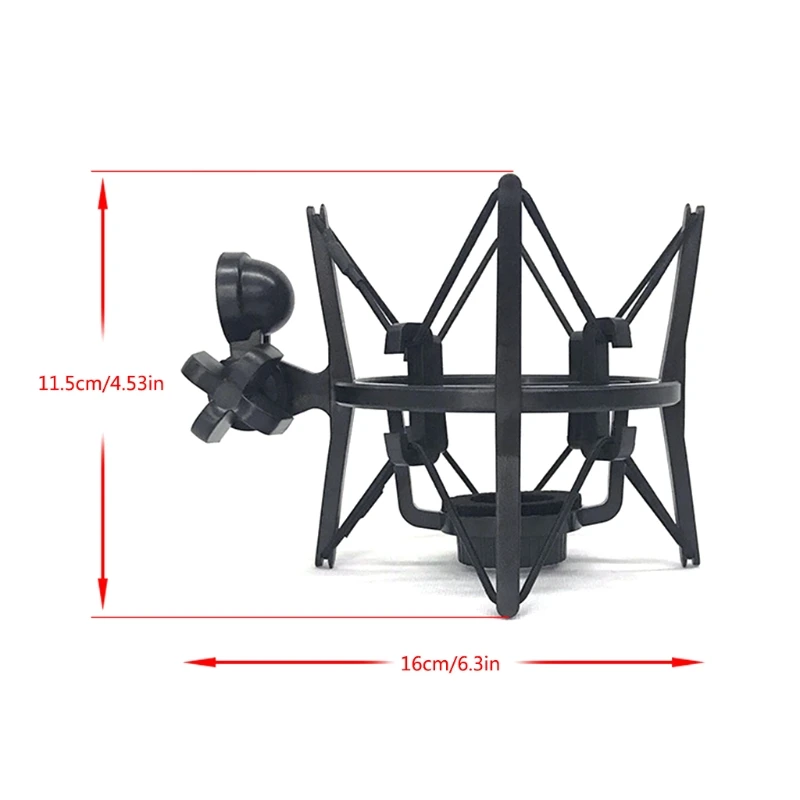 Universal Mic Microphone Shock Mount Adjustable Clip Holder Stand Recording Bracket Professional Accessories microphone shock mount