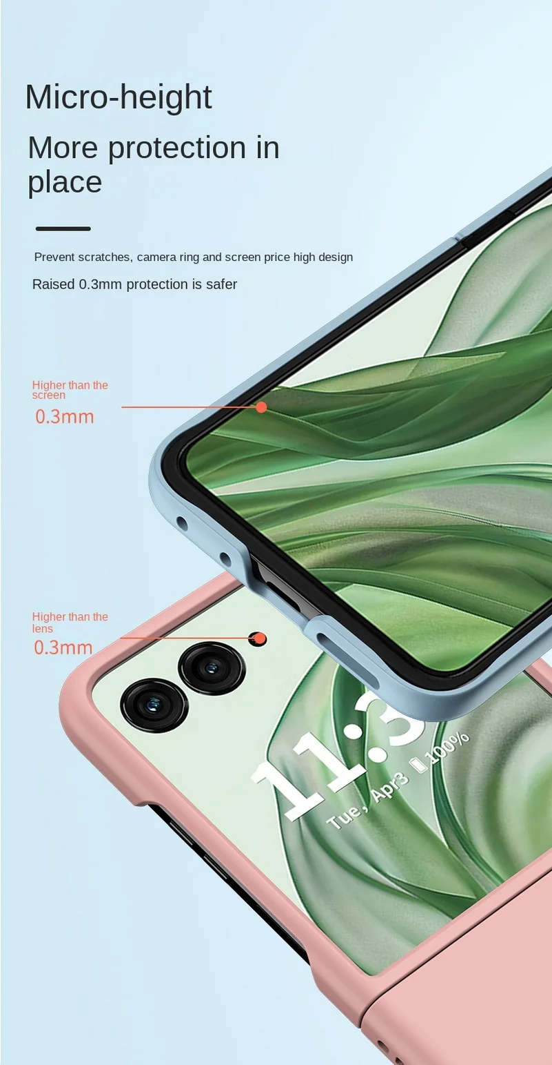 Slim Ultra Thin Hard Protective Phone Case with Camera Protection and Premium Touch Feel