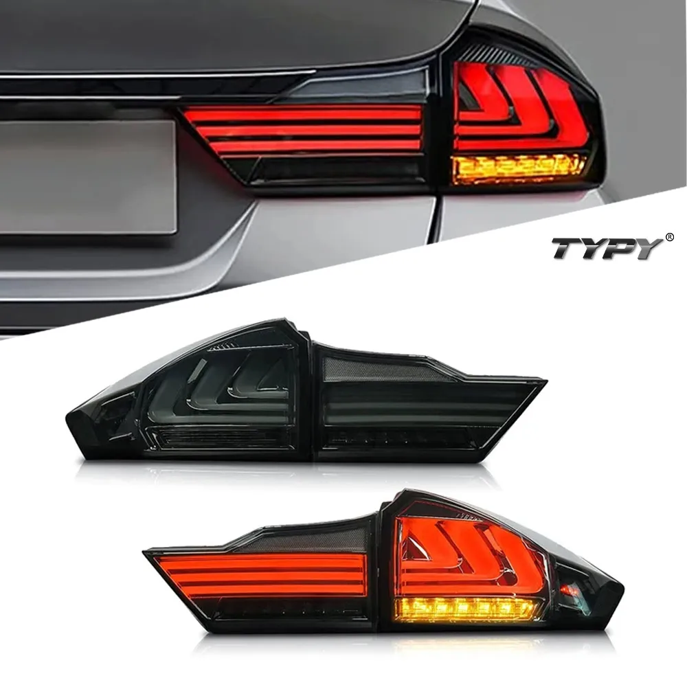 

TYPY Car Styling TailLamp Assembly For Honda City LED Taillight 2014-2017 Upgrade to NEW Dynamic Turn Signal Lamp Car TailLamp