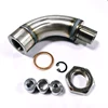 New O2 Oxygen Sensor Extension J Style Bend Universal Hydrogen Spacer M18 X 1.5 Connector Restrictor Adjustable Gas Flow Inserts 3
