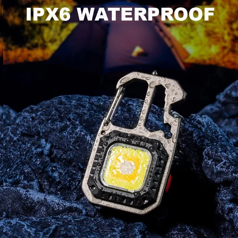 Mini Flashlight Keychain Light 1000 Lumens Bright Rechargeable Small LED Keychain Flashlight 7 Modes Portable Pocket Light led flashlight keychain light