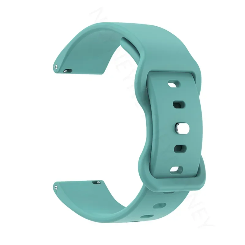Sporty 20mm Silicone Watch Band - Soft and Durable Bracelet Strap