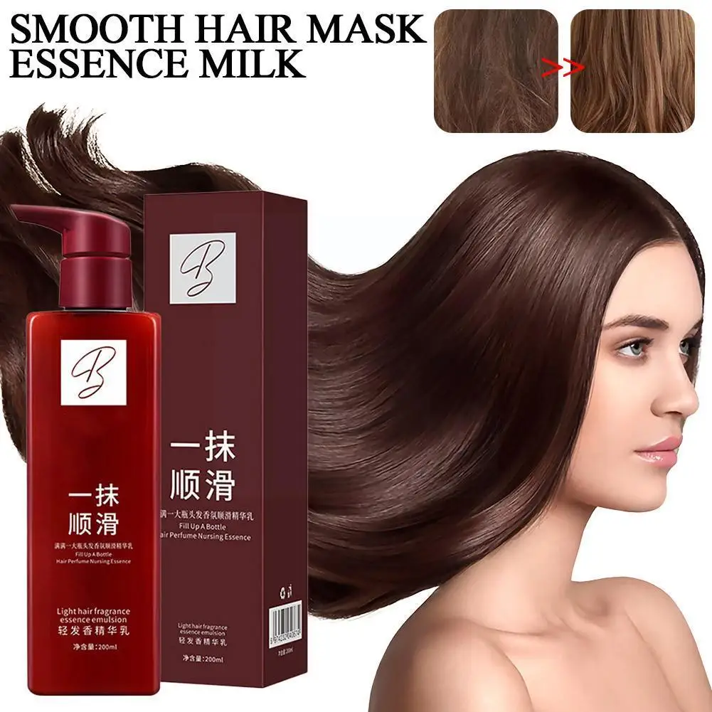 

200ml Hair Conditioner Smoothing Hair Mask Essence Leave-in Curly Serum Cream Conditioner Anti-Frizz Care Hair Treatment Ha R2C3