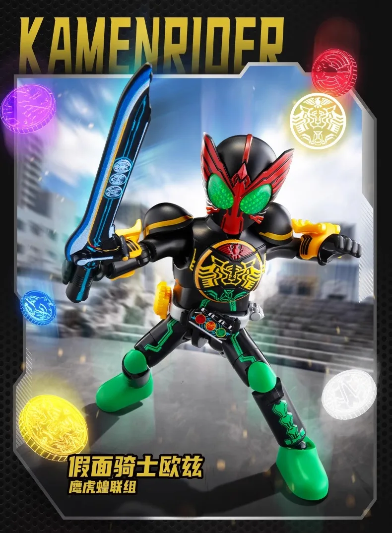 Original BLOKEES Kamen Rider Baustein-Set, Masked Rider, 9 Teile, kein Wiederholungsmuster, zum Zusammenbauen, als Geschenk für Kinder. – Detail 10