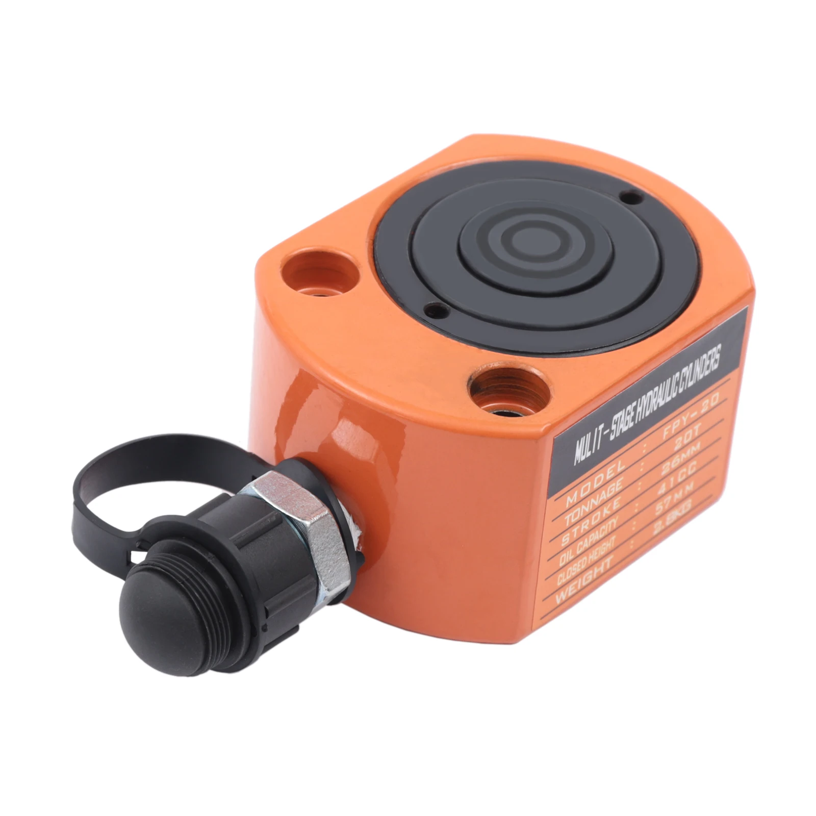 20T Hydraulic Cylinder Jack Ram Multi-Acting Low Profile Lifting for Car Machinery Shipbuilding 5