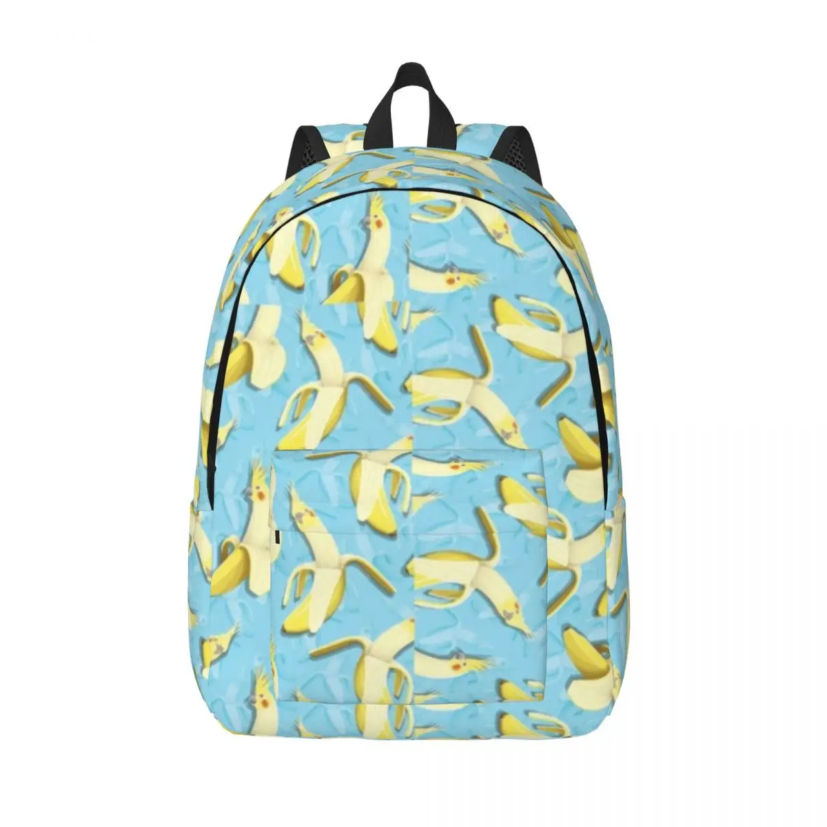 

Cockatiel Banana Pattern Backpack Funny Bird Meme Travel Backpacks Women Men Christmas Gift School Bags Design Pattern Rucksack