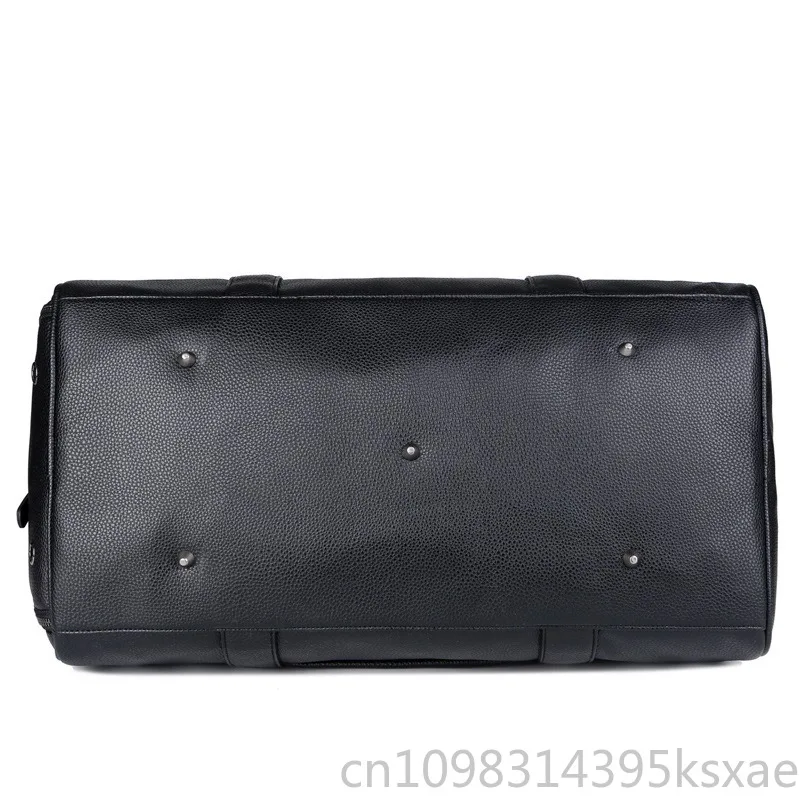 Men's Travel Bag Luxury Large Capacity  Luggage Duffle Bag Leather Portable Durable Crossbody Gym Purse Handbag Luggage Outdoor - 5
