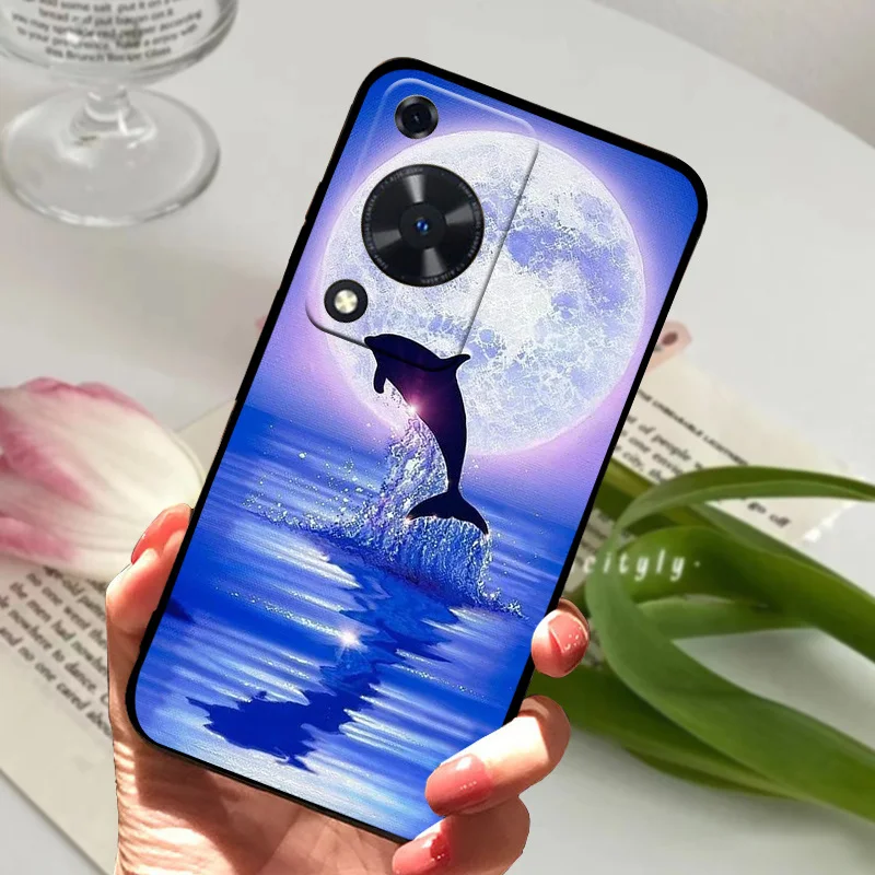 Cool Wolf Lion Silicone Back Cover - Soft Shockproof Shell