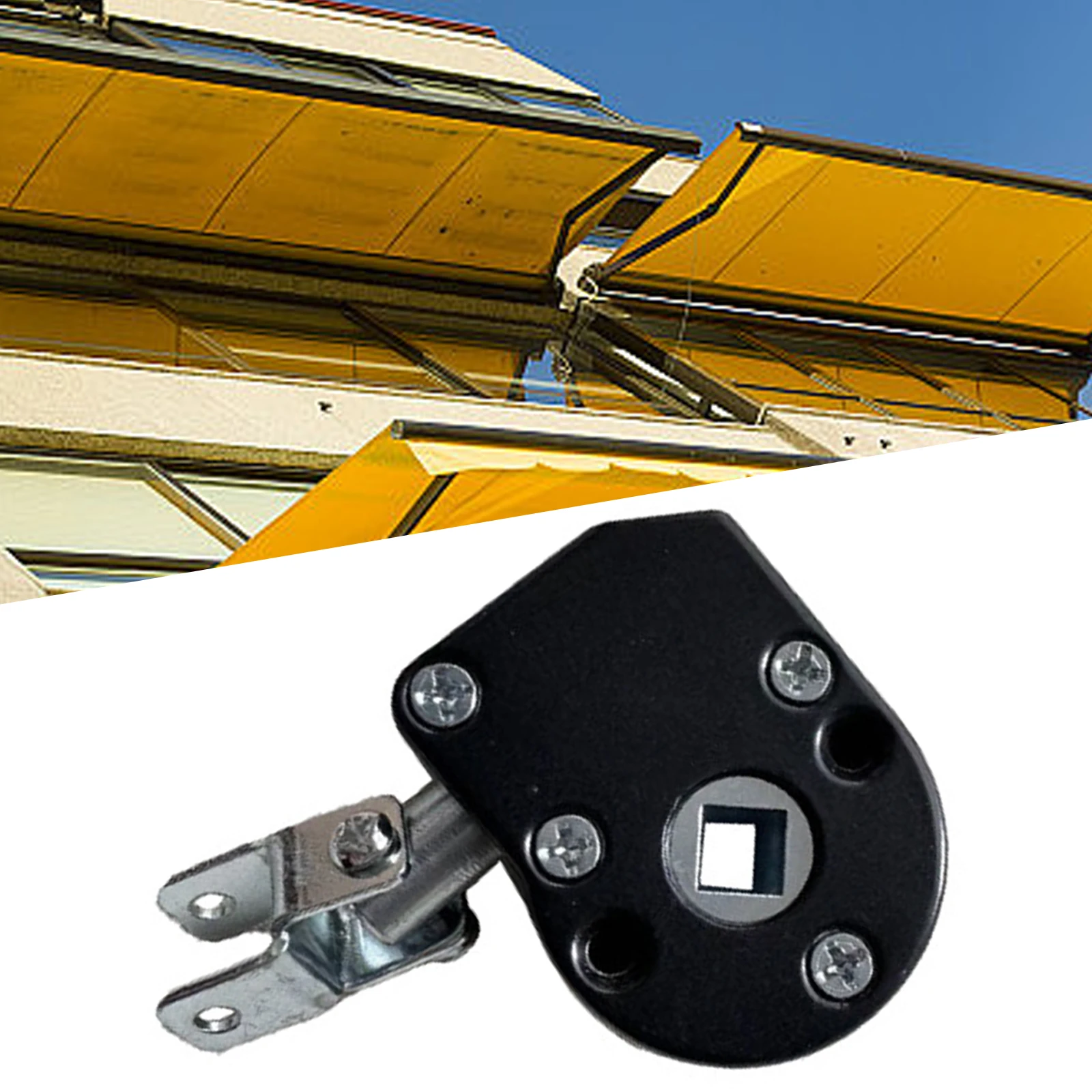 Awning Manual Worm Gear Universal Accessories 360 Degree Rotation Sturdy Replacement awning gearbox parts