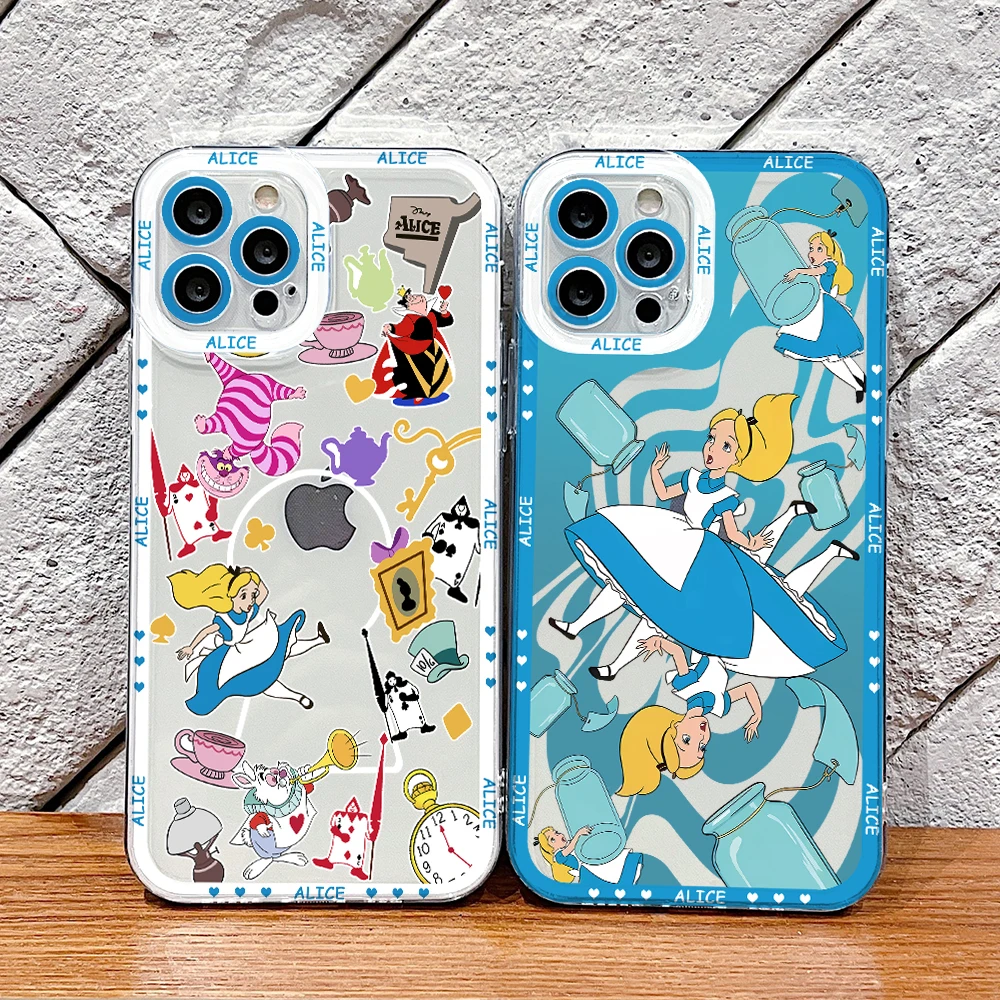 Alice in Wonderland Phone Case for iPhone 16 15 14 Plus 13