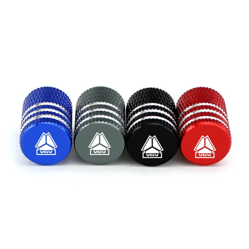 Car Tire Stem Valve Caps Aluminum Alloy Rim Stem Covers Airdust Waterproof For VGV VX7 U70Pro U75PLUS U75 TX7 Auto Accessories