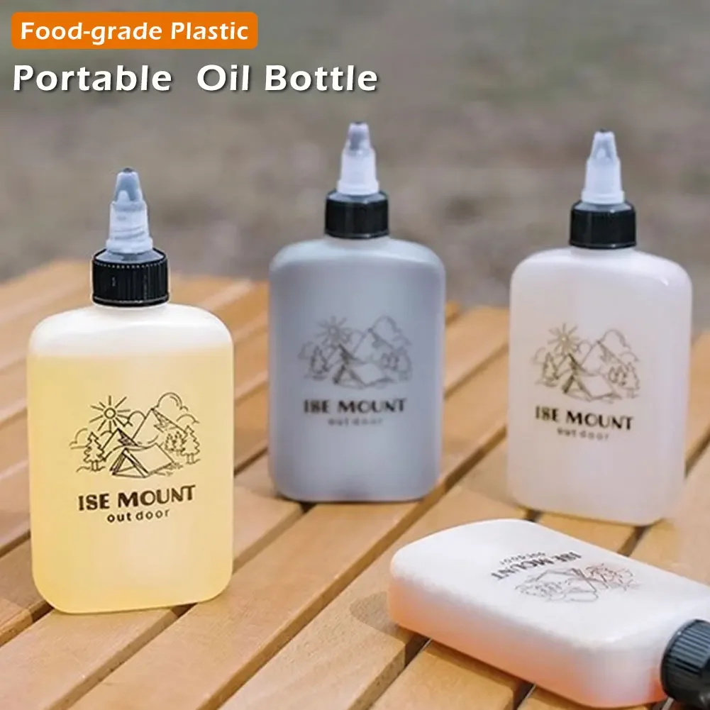 Outdoor Oil Bottle Portable Packaging Small Oil Pot Vinegar Bottle Soy Sauce Bottle Camping Leak-proof Sealed Seasoning Bottles