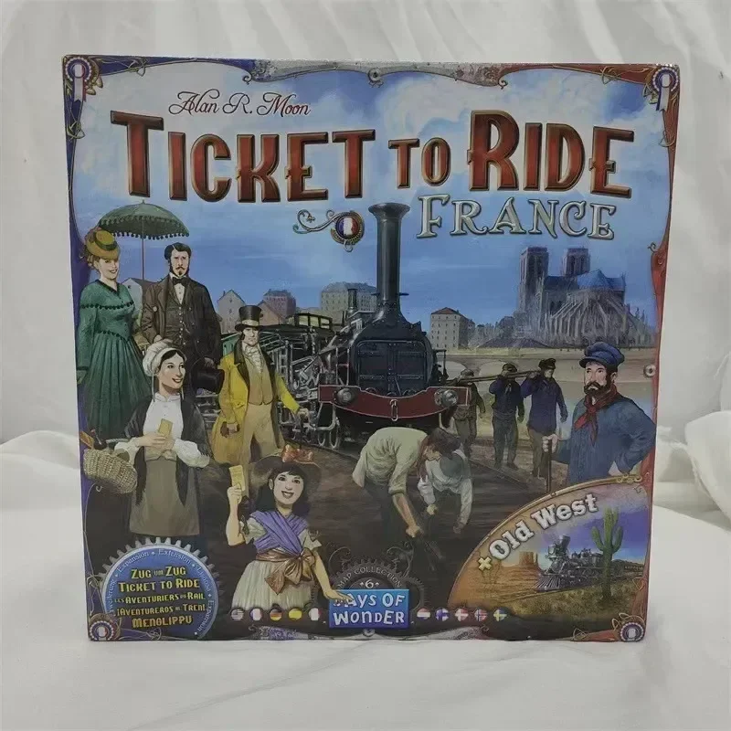 

Ticket To Ride Europe Board Game, Card Game, And Party Game For The Entire Series Of American Railway Train Ticket Tours