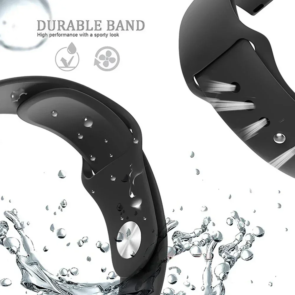 Silicone Sport Strap - 22mm Premium Smartwatch Band