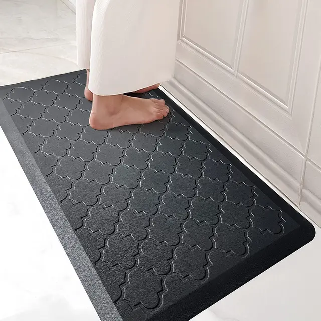 Kitchen Mat Cushioned Anti-Fatigue Floor Mat Thick Waterproof Non