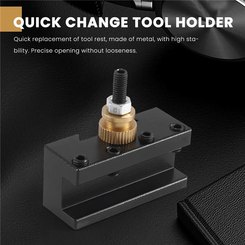 BAAU 6PCS Tooling Package Mini Lathe Quick Change Tool Post & Holders Multifid Tool Holder tool holder,lathe tool holder,lathe tool