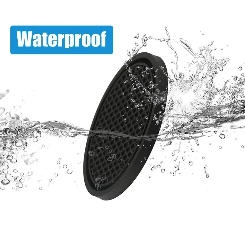 4x Car Cup Holder Anti-Slip Insert Coaster Mat Car Interior Accessories Black General Silicone Coasters Replacement Parts