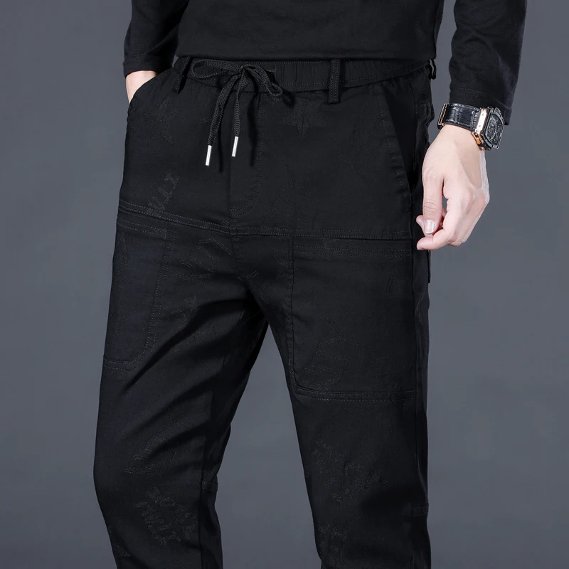 Men's Business Jeans 2023 New Fashion Casual Classic Style Jeans Fashion High Handsome Outdoor Comfortable Men's Brand Jeans
