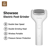 Showsee Electric Foot File Pedicure Dead Skin Remover B1-W Skin Care Callus Remover 600mAh Electric Feet File Grinder 1