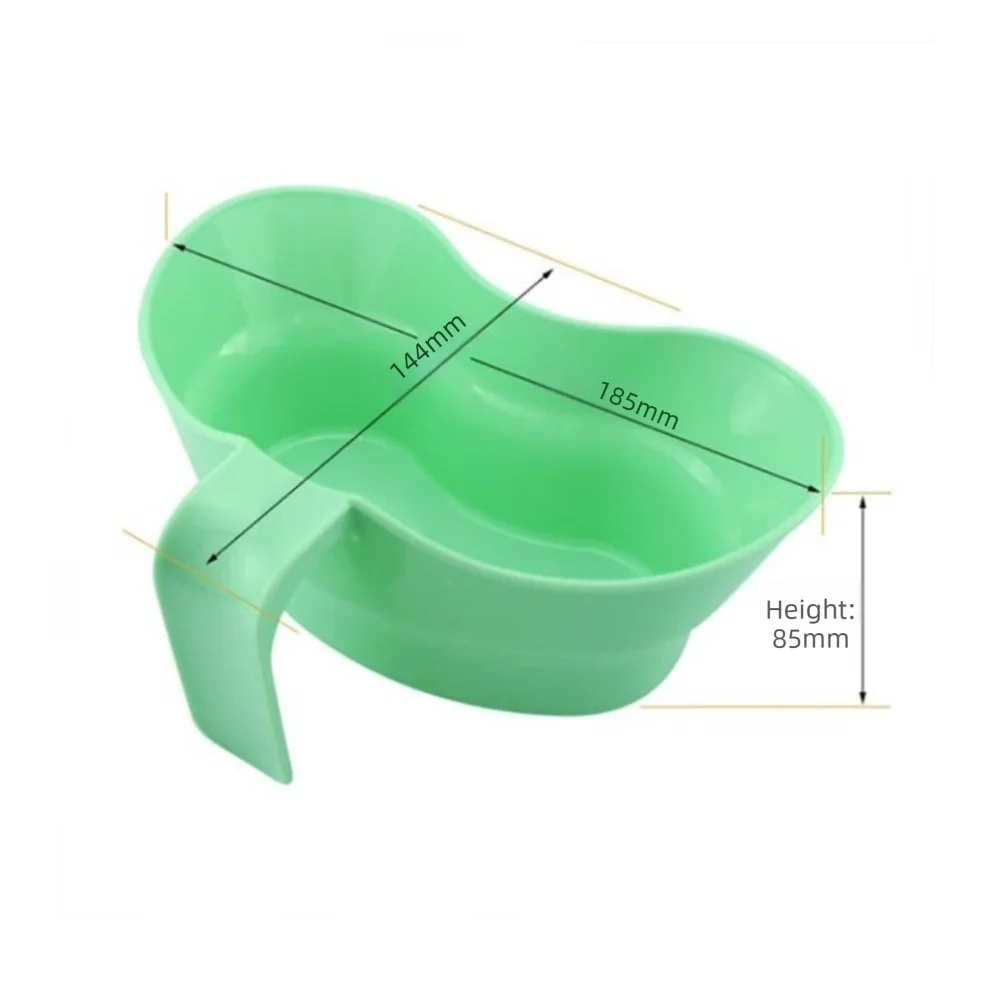 Useful Plastic Vomit With Handle Easy To Clean Mouthwash Cup Leak-Proof Emesis Basin Patient Care_voghion.com