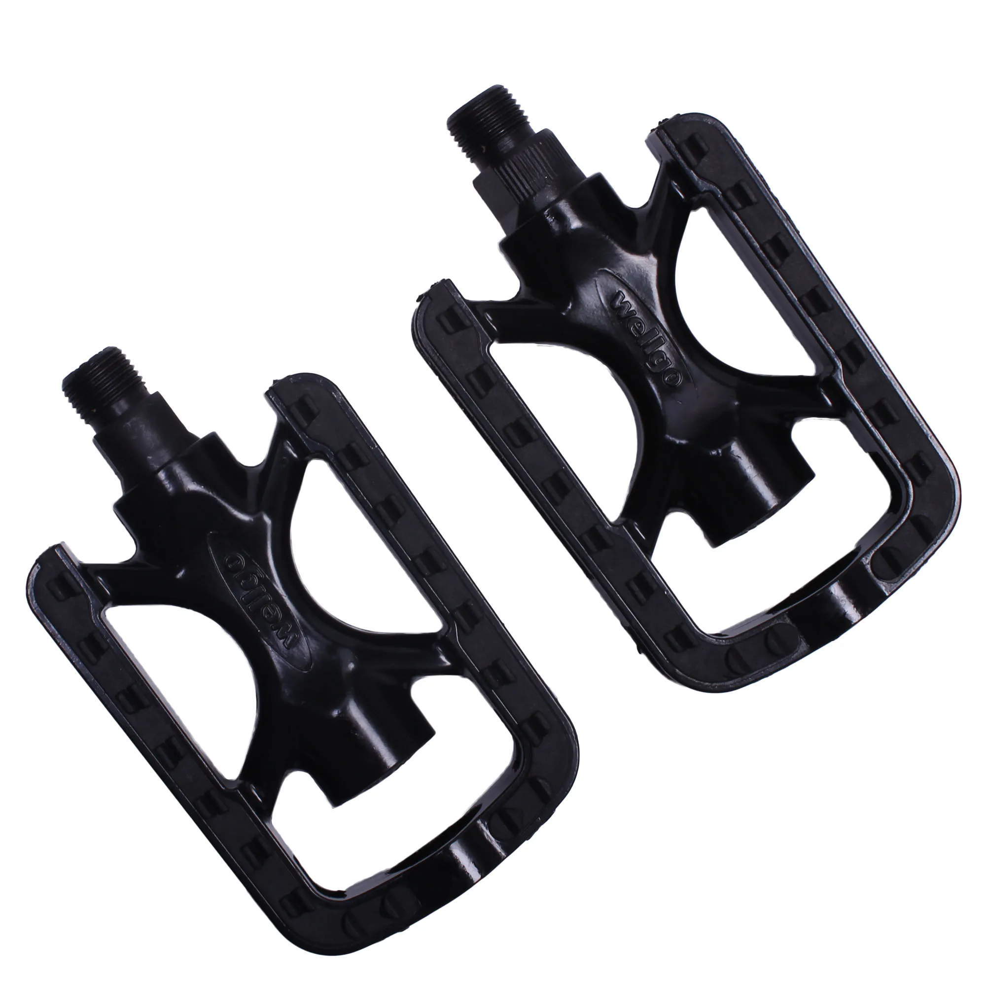 

Wellgo Lightweight Waterproof Aluminum Bike Pedals Universal 9/16 inch Anti-Skid Cycling Platform Wellgo LU-C33